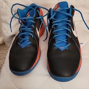 Nike Mens Overplay VIII 637382-002 Black Basketball Shoes Sneakers Size 10.5